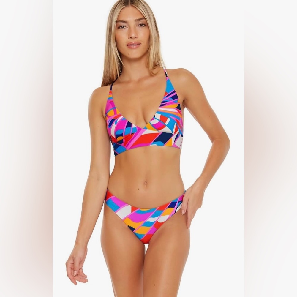 Trina Turk Swimsuit set Rio Reversible NWT